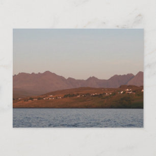 Cartão Postal Colinas Cuillin de Tom Vermelho Skye Arte Majestos