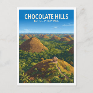 Cartão Postal Colinas de Chocolate, Carmen Filipinas