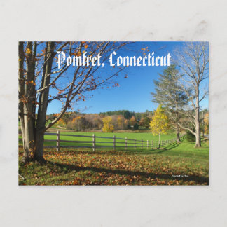 Cartão Postal Colinas de outono