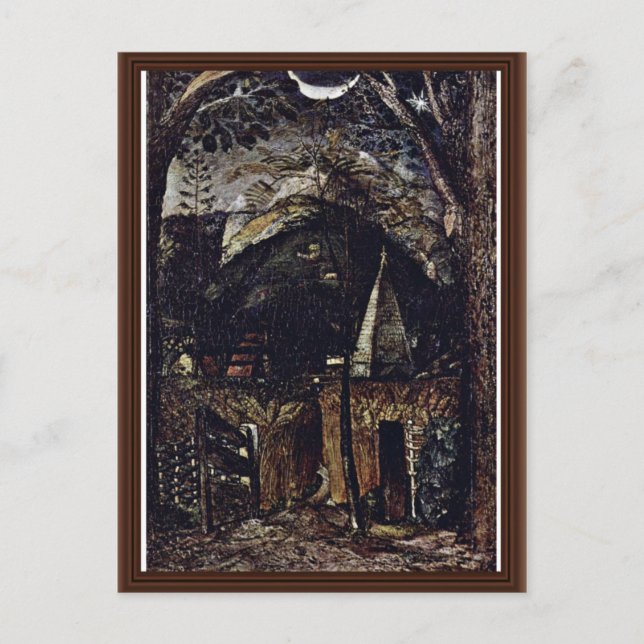 Cartão Postal Colinas Por Palmer Samuel (Melhor Qualidade) (Frente)