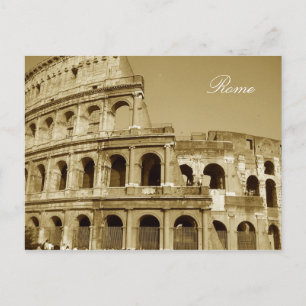 Cartão Postal Coliseu de Roma Close Up