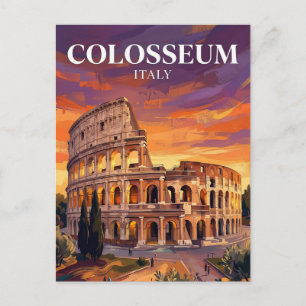 Cartão Postal Coliseu Itália