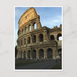 Cartão Postal Coliseu no pôr do sol