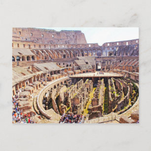 Cartão Postal Coliseu Roma Fotografia