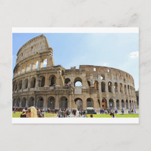 Cartão Postal Coliseu Roma Fotografia