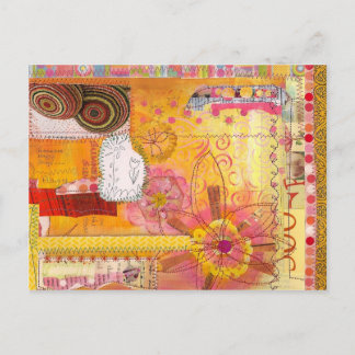 Cartão Postal Collage Art