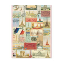 Collage souvenirs de Paris