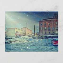 Cartão Postal Collinsville Winter Scene