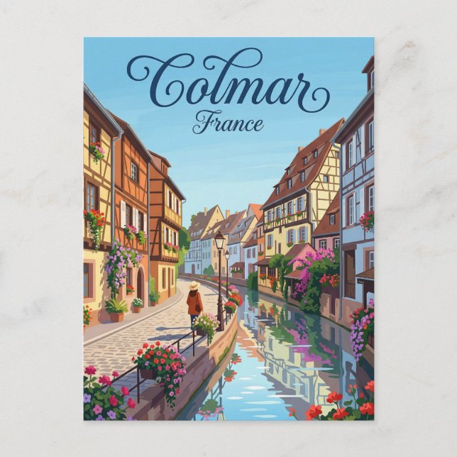 Cartão Postal Colmar França (Frente)