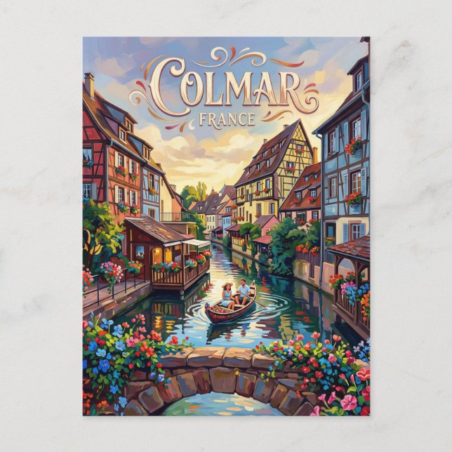 Cartão Postal Colmar France (Frente)
