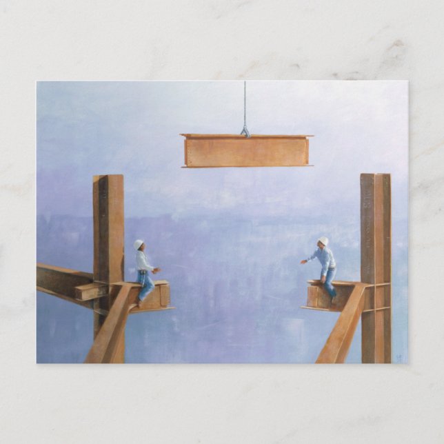 Cartão Postal Colocando o Último Elo (Frente)