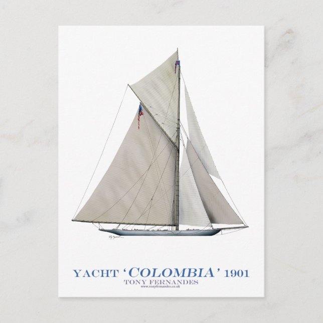 Cartão Postal Colômbia 1901 (Frente)