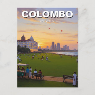 Cartão Postal Colombo Sri Lanka