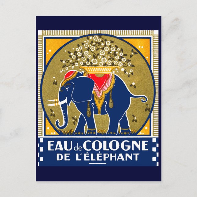 Cartão Postal Colônia de L'Elephant de 1925 (Frente)