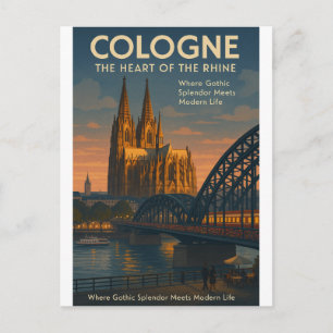 Cartão Postal Colônia (Köln), Viagem pela Alemanha