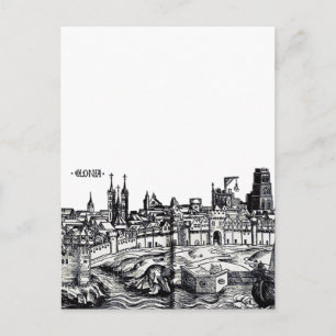 Cartão Postal Colônia na Renânia do Norte-Vestefália