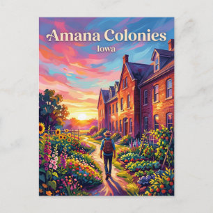 Cartão Postal Colônias Amana EUA