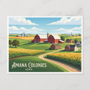 Cartão Postal Colônias Amana Iowa