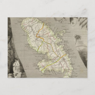 Cartão Postal Colonias Francesas Martinique