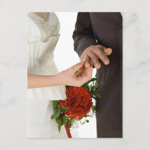 Cartão Postal Coloque o anel no dedo