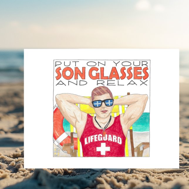 Cartão Postal Coloque o seu cartão-postal inspirador de óculos (Criador carregado)