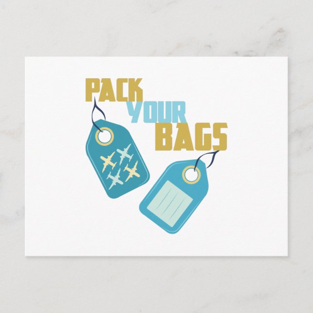 Cartão Postal Coloque suas Bolsas (Frente)