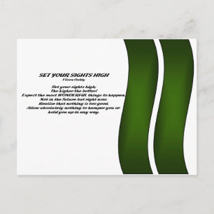 Cartão Postal Coloque suas luzes alto