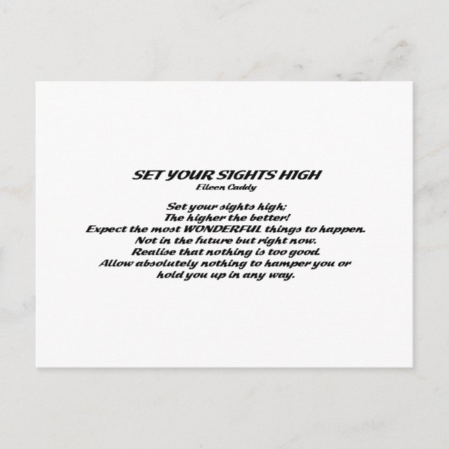 Cartão Postal Coloque suas luzes alto (Frente)