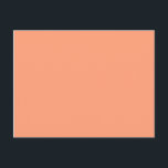 Cartão Postal color light salmon<br><div class="desc">color light salmon FFA07A</div>