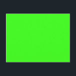 Cartão Postal color neon green<br><div class="desc">color neon green 39FF14</div>