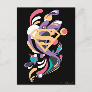 Cartão Postal Color Splash Orange