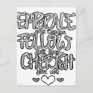 Cartão Postal Color your own postcard