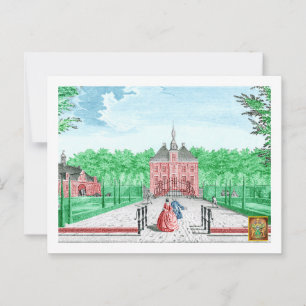 Cartão Postal Coloração 1760 Impressão Kasteel De Essenburg, 202