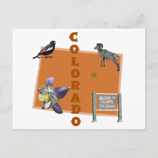 Cartão Postal Colorado (Frente)