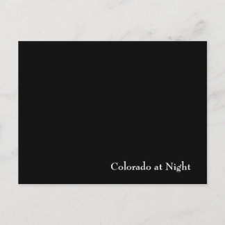 Cartão Postal Colorado à Noite