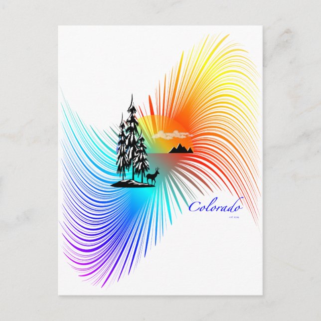 Cartão Postal Colorado Colors (Frente)