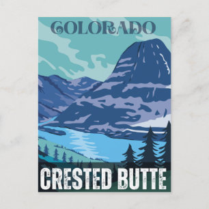 Cartão Postal Colorado de Montanhas Rochosas de Butte