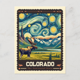 Cartão Postal Colorado | Inspirado em Vincent Van Gogh