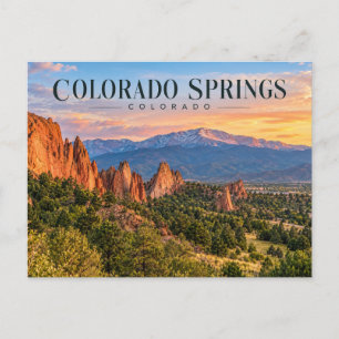 Cartão Postal Colorado Springs Colorado