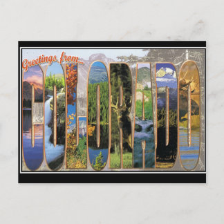 Cartão postal Colorado Vintage