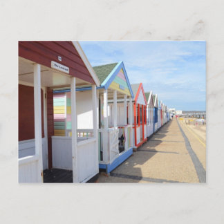 Cartão Postal Colorful Beach Huts