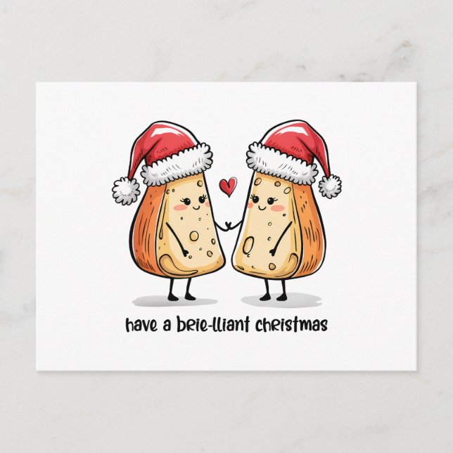 Cartão Postal Colorful Brilliant Christmas (Frente)