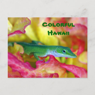 Cartão Postal Colorful Hawaii