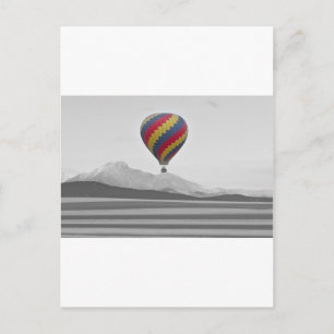 Cartão Postal Colorida Colorado Hot Air Balloon e Longs