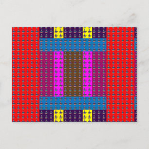 Cartão Postal COLORIDA ShivaLinka Art Mandala Ocasio Ideal GIFT