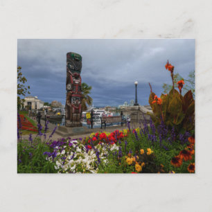 Cartão Postal Colorida Victoria Harbor