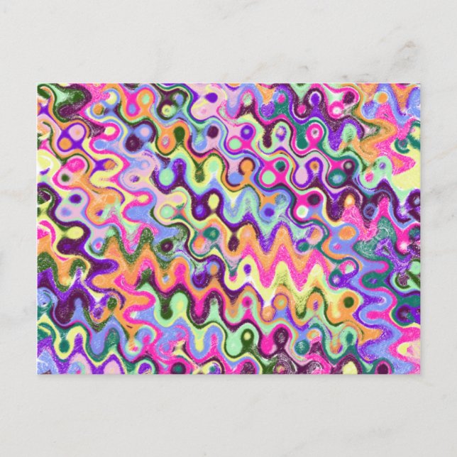 Cartão postal colorido brilhante (Frente)