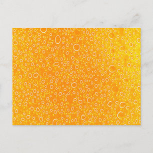 Cartão postal colorido de cerveja
