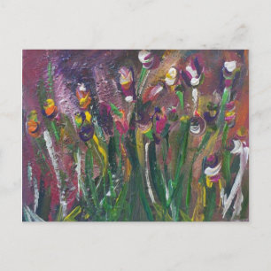 Cartão Postal Colorido de Tulipa