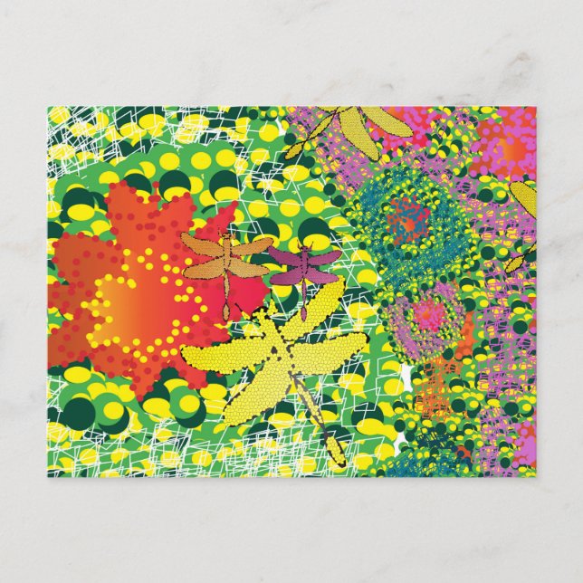 Cartão postal Colorido do Deserto (Frente)